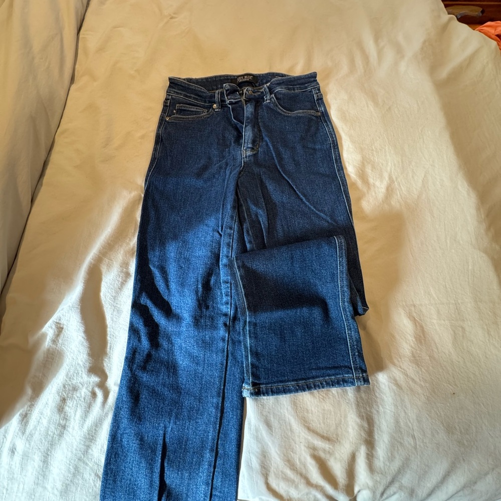 Judy Blue Dark Tummy Control Straight Leg Jeans